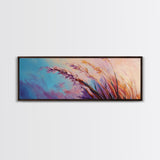 Soft Wheat Field, wildflower painting, wabi sabi art, botanical prints, soft colors, minimal decor, modern home, canvas print