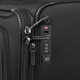 TSA-approved combination lock on the Travelpro Crew Classic large check-in spinner
