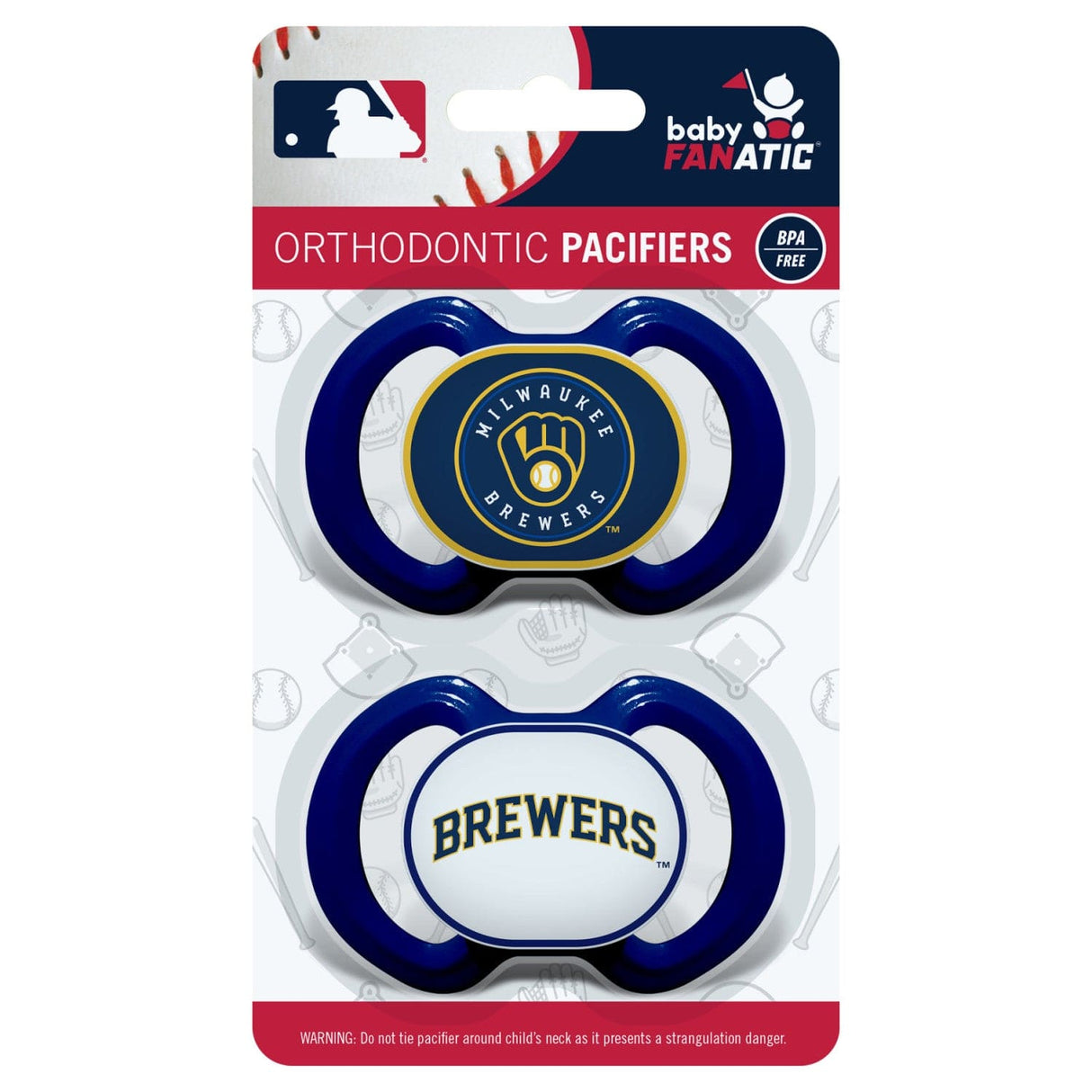 Milwaukee Brewers - Pacifier 2-Pack