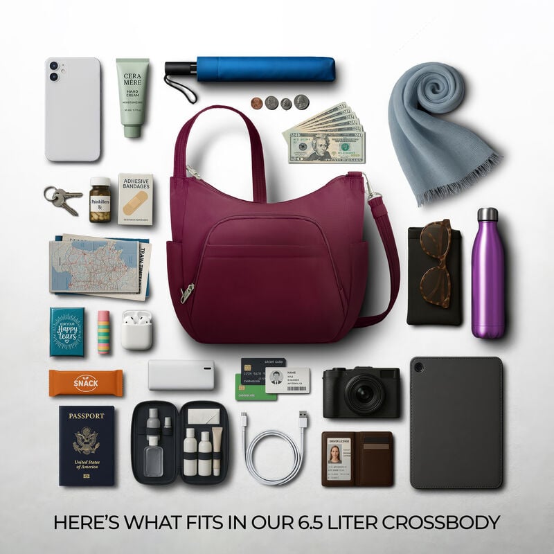 Bolso bandolera clásico antirrobo de Travelon (42757)