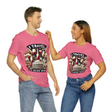"I Travel to Drink Wine" full color T-shirt