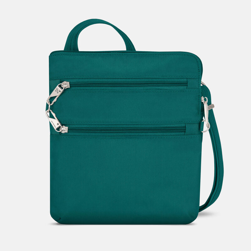 Anti-Theft Classic Collection Slim Double Zip Crossbody by Travelon (43116)