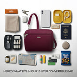 Riñonera y bandolera convertible antirrobo Classic Collection de Travelon