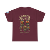 Custom Latitudes Travel - Canyon Country Tee, Adventure T-Shirt, National Park Shirt, Travel Souvenir Gift, Retro Tour Shirt, Hiking Apparel, Unisex Cotton Top