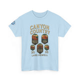 Custom Latitudes Travel - Canyon Country Tee, Adventure T-Shirt, National Park Shirt, Travel Souvenir Gift, Retro Tour Shirt, Hiking Apparel, Unisex Cotton Top