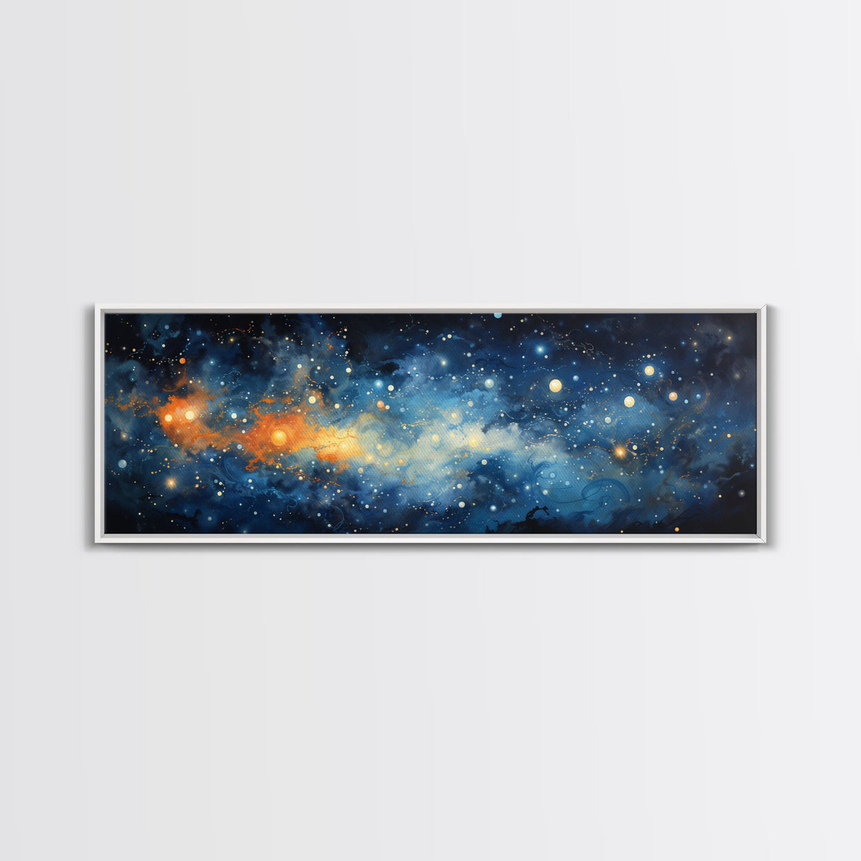 Framed Canvas Print Of The Universe, Space Exploration, Galaxy Print, Astronomical Gift, Room Decor, FREE SHIPPING