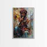 Moroccan Style Wall Art, Framed Canvas Print, Art of Morocco, Arabian Inspired Home Decor