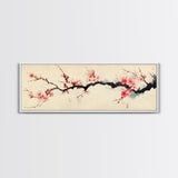 Japanese Wall Decor Landscape Print - Cherry Blossoms Painting - Japanese Minimalism Wall Art - Floral Home Decor - Flower Painting