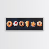 Pastries Painting Print, Bakery Wall Art, Art for Bakery, Food Painting, Kitchen Decor, Food Art, Food Paintings, Food Illustration