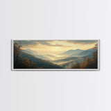 Large Abstract Mountains Painting on Canvas Print, Mountain Painting Modern Living Room Wall Art Gift for Her Custom Oil Painting Print