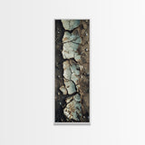 Cracked Earth, Textured Art, Wabi Sabi Art, Canvas Print, Geometric Wall Art, Abstract Landscape, Earth Tones