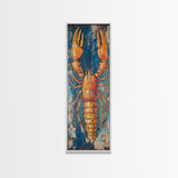 Lobster Painting, Coastal Wall Art, Nautical Decor, Seafood Art, Framed  Print, Rustic Wall Art, Farmhouse Art, Kitchen Wall Art