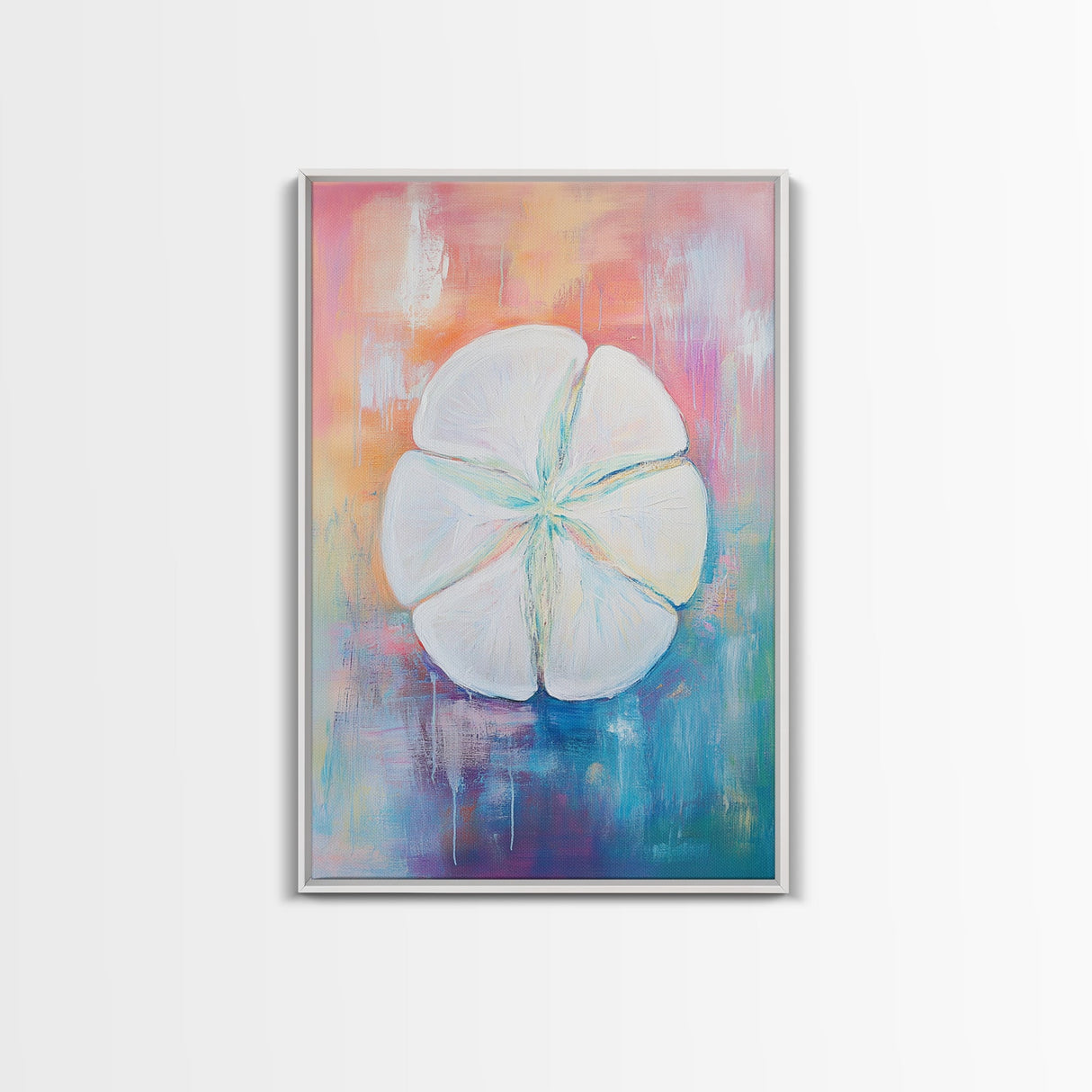 Lemon Art Print, Citrus Kitchen Decor, Coastal Art, Tropical Fruit Painting, Boho Art, Vibrant Wall Art, Canvas Print, Dining Room Decor