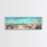 Ocean Breeze, Seaside Escape, Coastal Painting, Framed Canvas Print, Beach Wall Art, Home Decor, Modern Art, Bedroom Decor
