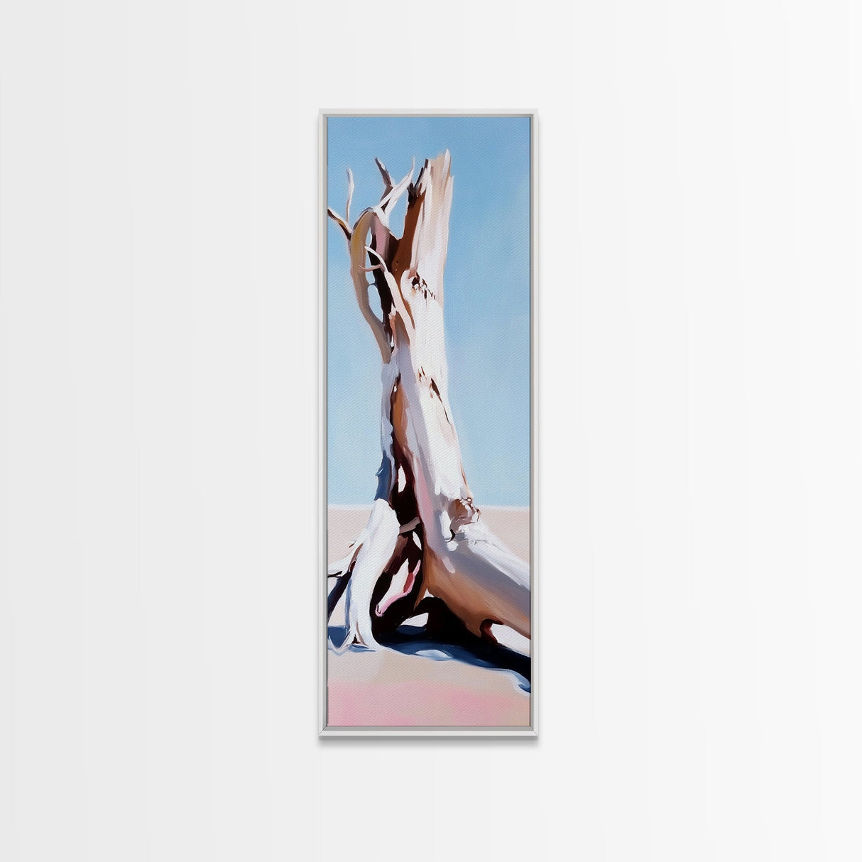 Driftwood, Beach Decor, Coastal Wall Art, Framed Canvas Print, Minimalist Art, Living Room Wall Art, Ocean Theme, Modern Art