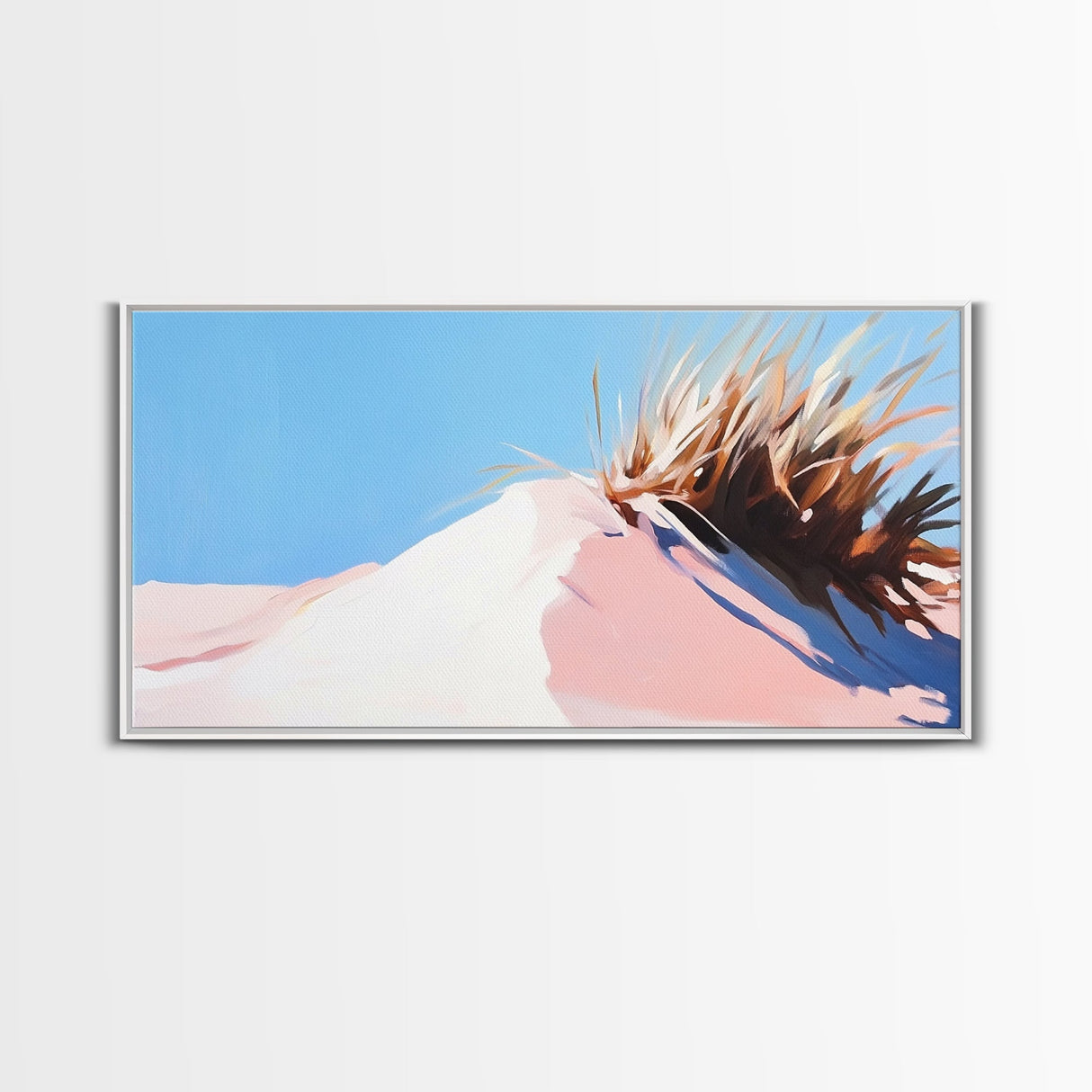 Sand Dune, Ocean Breeze, Beach Aesthetic, Coastal Minimalism, Modern Nature Wall Art, Bedroom Decor, Canvas Print, Neutral Color Palette