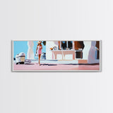 Elegant Woman, Luxury Fashion, High-End Lifestyle, Sophisticated Style, Framed Canvas Print, Glamorous Bedroom Wall Art