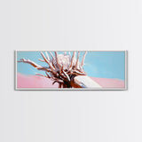 Palm Root, Coastal Texture, Natural Decor, Framed Canvas Print, Beach Wall Art, Boho Nature Style, Contemporary Minimalist Artwork