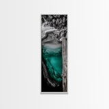 Abstract Landscape, Nature Wall Art, Modern Home Decor, Canvas Print, Blue Green Painting, Living Room Artwork, Large Wall Art