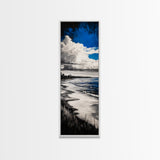 Coastal Serenity, Ocean Waves, Seascape Painting, Beach Decor, Blue Wall Art, Living Room Art, Modern Seascape, Framed Canvas Print