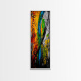 Vibrant Abstract Trees, Colorful Modern Wall Art, Nature Inspired, Boho Art, Framed Canvas Print, Living Room Decor, Bold Statement Art