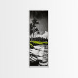 Beach Shore, Serene Seascape, Tranquil Ocean Art, Canvas Print, Coastal Wall Decor, Living Room Art, Soothing Home Decor