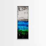 Ocean Horizon, Minimalist Seascape, Coastal Wall Art, Canvas Print, Tranquil Blue Tones, Beach House Decor, Modern Home Artwork