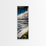 Coastal Blue, Canvas Print, Ocean Painting, Beach House Wall Art, Modern Seascape, Nautical Art, Office Wall Decor, Contemporary Artwork