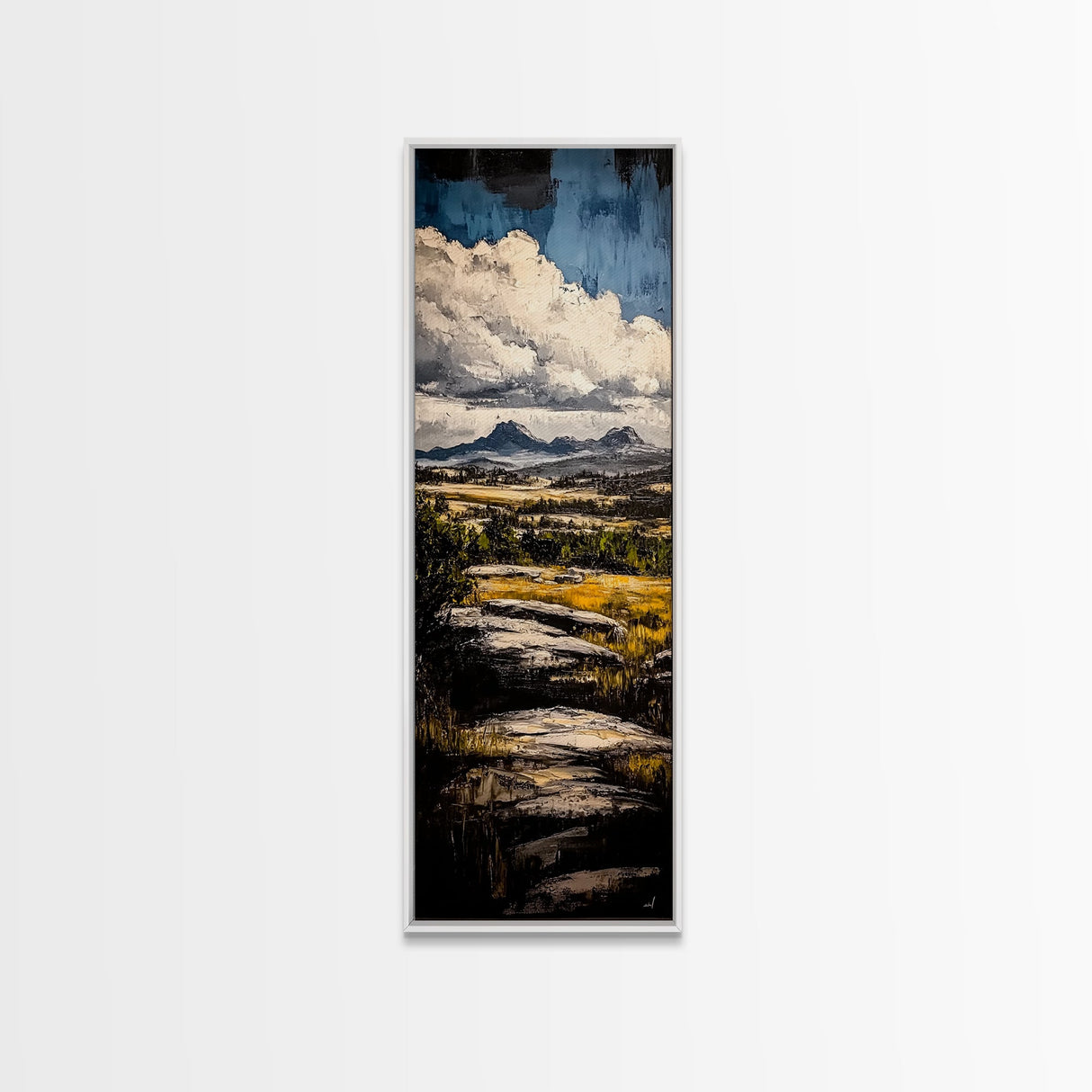 Landscape, Mountain, Rustic, Canvas Print, Cabin Wall Art, Scenic Nature Decor, Adventure Inspired, Lodge Wall Art, Tranquil Home Decor