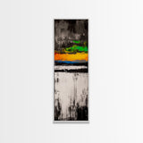 Colorful Sunset, Abstract Seascape, Modern Wall Art, Bold Landscape Painting, Framed Canvas Print, Living Room Decor, Statement Art