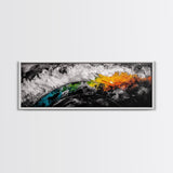 Abstract Earth, Bold Color Wall Art, Framed Canvas Print, Modern Home Decor, Living Room Wall Art, Unique Abstract Painting, Statement Art