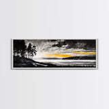 Sunset Landscape Art, Moody Sky Print, Nature Wall Decor, Mountain View Artwork, Rustic Home Decor, Warm Tones, Canvas Print
