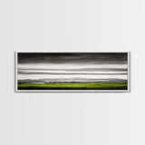 Rolling Hills, Green Fields, Minimalist Landscape, Canvas Print, Nature Wall Art, Modern Farmhouse, Rustic Decor, Office Aesthetic