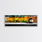 Whiskey Bottle, Abstract Bar Art, Rustic Decor, Framed Canvas Print, Liquor Wall Art, Modern Kitchen Art, Fall Wall Art