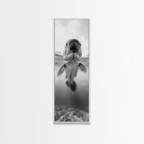 Underwater Fish, Marine Life, Ocean Perspective, Bold Wildlife, Aquatic Beauty, Framed Canvas Print, Kids Room Wall Art, Nautical Style Decor