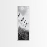 Windy Grasses, Coastal Scene, Tall Grass Field, Autumn Decor, Canvas Print, Farmhouse Style, Dining Room Wall Art, Nature Mood