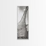 Fishing Net, Coastal Weave, Nautical Wall, Canvas Print, Seaside wall decor, Rustic marine art, Neutral tones, Beach house living room piece