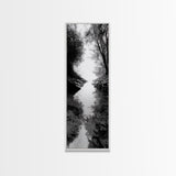 Secret Pathway, Forest Creek, Hidden Escape, Canvas Print, Magical Woodland Art, Hallway or Entryway Mystical Nature Decor, Bathroom Art