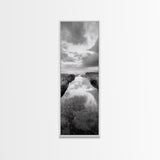 Tidal Pool, Ocean Reflection, Shore Calm, Seascape Beauty, Canvas Print, Minimalist Bathroom Art, Coastal Vibes, Tranquil Decor