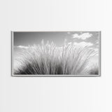 Windswept Grasses, Nature Wall Decor, Prairie Minimalist, Field Botanical Print, Canvas Print, Kitchen Wall Art, Soft Fall Farmhouse Style