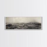 Windy Field, Dust Storm, Desert Mist, Dystopian Vibes, Canvas Print, Fall Office Wall Art, Moody Landscape Photography, Earth Tones