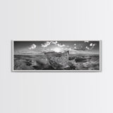 Sunset Sea, Magic Carpet, Ocean Ritual, Ethereal Coastal, Framed Canvas Print, Boho Wall Art, Living Room Decor, Surreal Beach Photography