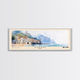 Atrani, Italy Watercolor Beach Print, Vacation Gift, Italy Wall Art, Beach Painting, Beach Decor, Beach Painting