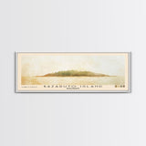 Bazaruto Island, Mozambique Watercolor Beach Print, Vacation Gift, Mozambique Wall Art, Beach Painting, Beach Decor, Beach Painting