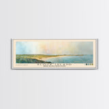 Block Island, Rhode Island,United States Watercolor Print, Vacation Gift, Rhode Island,United States Wall Art, Beach Painting, Beach Decor, Large Wall Art, Wood Frame Art