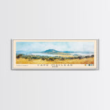 Cape Maclear, Malawi Watercolor Print, Vacation Gift, Malawi Wall Art, Beach Painting, Beach Decor, Large Wall Art, Wood Frame Art