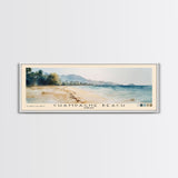 Champagne Beach, Vanuatu Watercolor Print, Vacation Gift, Vanuatu Wall Art, Beach Painting, Beach Decor, Beach Or Lakehouse Art
