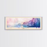 El Hierro, Spain Watercolor Beach Print, Vacation Gift, Spain Wall Art, Beach Painting, Beach Decor, Beach Painting
