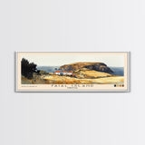 Faial Island, Portugal Watercolor Beach Print, Vacation Gift, Portugal Wall Art, Framed Canvas Print, Framed Beach Painting