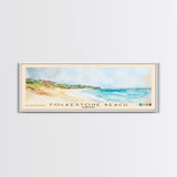 Folkestone Beach, Barbados Watercolor Beach Print, Vacation Gift, Barbados Wall Art, Beach Painting, Beach Decor, Beach Painting